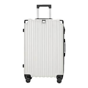 Suitcase suitcase aluminum frame 24 trolley case silent wheel 26 female male students durable suitcase 28 password suitcase