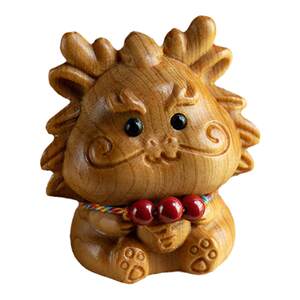 
Wooden cinnabar mascot wood carving zodiac advanced car aromatherapy cow rabbit horse sheep chicken dog pig ornaments desktop decoration