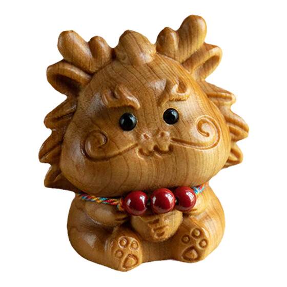 
Wooden cinnabar mascot wood carving zodiac advanced car aromatherapy cow rabbit horse sheep chicken dog pig ornaments desktop decoration