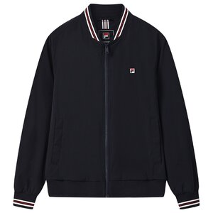 
FILA official men's woven jacket 2025 winter new fashion simple business casual comfortable jacket