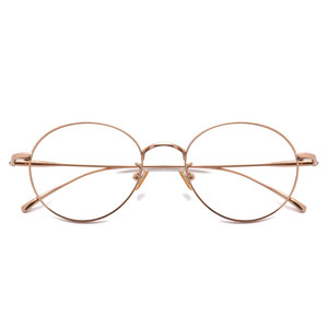 
Ultralight anti-blue light fatigue anti-radiation protection eye round frame myopia glasses for women online can match male flat light