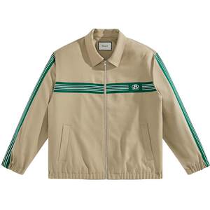 
Peacebird men's clothing, spring striped jacket, men's casual jacket trend