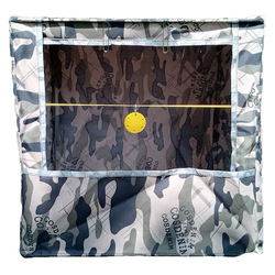 Slingshot Practice Target Box Steel Bracket Thickened Camouflage Cloth Resistant Silencer Cloth Foldable Indoor And Outdoor Steel Ball Recycling