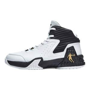 
Jordan wear-resistant basketball shoes men's shoes genuine high-top leather sneakers 2025 winter men's non-slip red sneakers