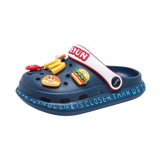 
Maimen Children's Croc Shoes Boys' Slippers Summer 2026 New Anti-Slip Soft Bottom Girls' Shoes Baby Beach Cute