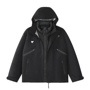 
FILA FUSION Fila trendy brand down jacket two-piece set for men 2026 spring new casual loose warm jacket