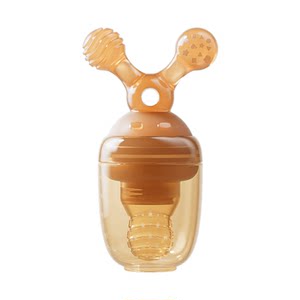 
Ying's baby biting bag fruit supplementary food device fruit and vegetable Le children's full silicone pacifier baby's juice mud artifact