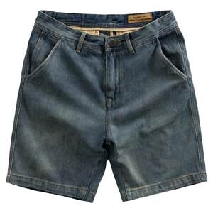 
American retro washed workwear Shawn Yue versatile casual denim shorts trendy brand five-quarter pants men's trendy summer trend