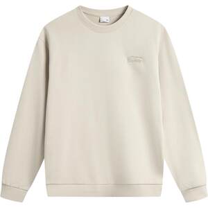 
Li Ning sweatshirt women's spring couple's round neck top loose black loose long-sleeved pullover sportswear men's style