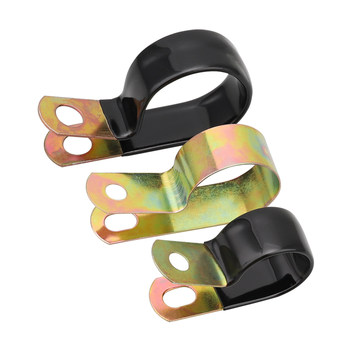 Galvanized pipe clamping pipe tube card hoop fixed pipe card installation
