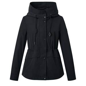 
Hazzys solid color short hooded jacket top women's casual fashion British style long-sleeved jacket