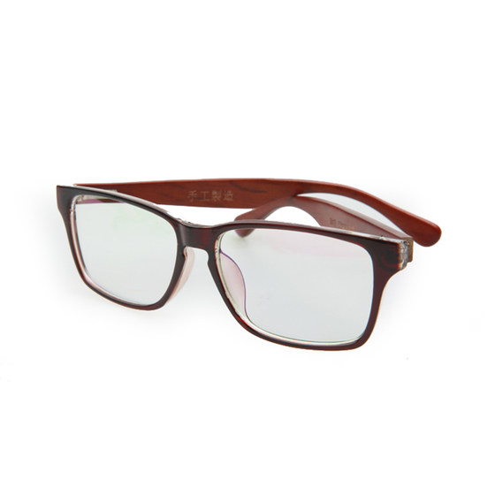 Woodenoplastor handmade wooden frame optical mirror glasses shelf wooden leg tidal frame men's and women's same model 3013