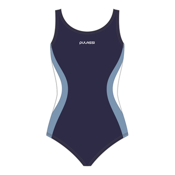 Pulassi one-piece triangular racing swimsuit for women