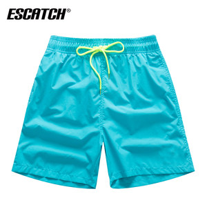 Swimming trunks men's anti-embarrassment quick-drying beach pants adult hot spring swimming trunks high-end men's swimsuit dopamine surfing shorts
