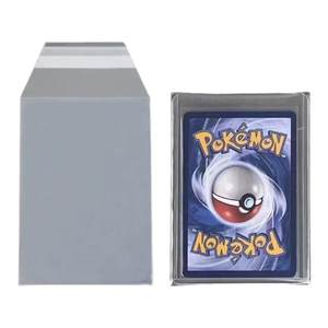 
35pt card clip high transparent hard card cover protective film trapezoidal cutting angle dust-proof sealing parafilm card clip transparent protective sleeve