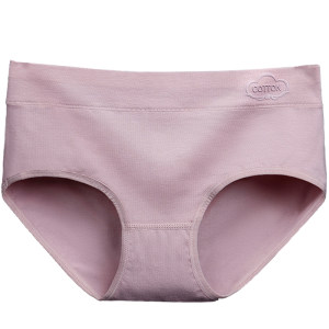 
Mid-waist underwear for women, pure cotton, 100% cotton, antibacterial crotch, women's large size, tummy-tightening, hip-covering, breathable summer briefs