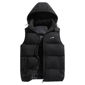 
Guirenniao cotton vest men's winter 2025 new men's outer wear hooded horse clip women's vest warm vest autumn