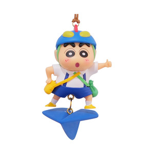 
Genuine Crayon Shin-chan Automobile Pendant Interior Cage Paper Airplane Vehicle Car Car Rearview Mirror Pendant Gift 2025