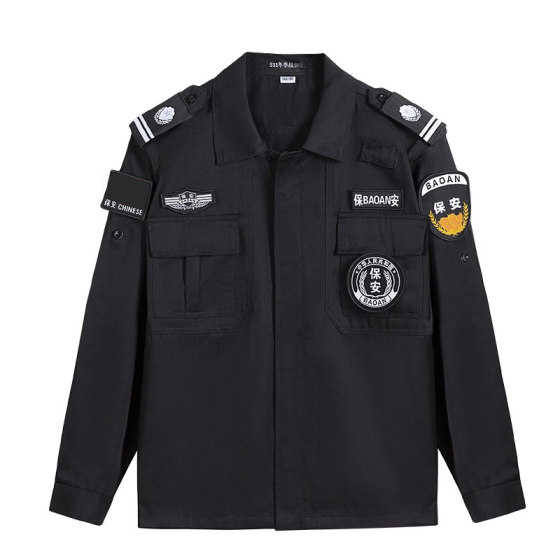 Security Uniform 2025 new work clothes summer short-sleeved property guard security spring and autumn suit long-sleeved training uniform