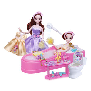
An Lili dream bubble bath princess can be replaced with doll girl simulated play house bath children's bathtub toys