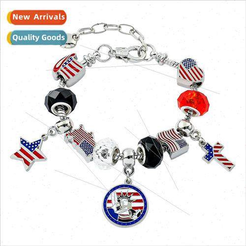 Europe Uned States fashion American flag Pan family bracelet