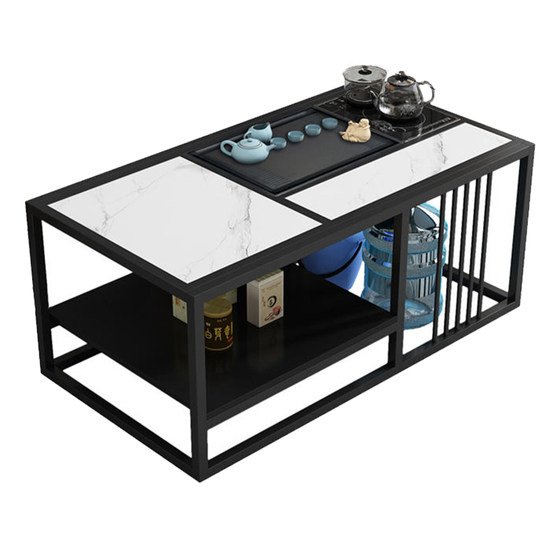 
Slate tea table and chair combination office fully automatic Kung Fu small tea table living room home tea set all-in-one coffee table