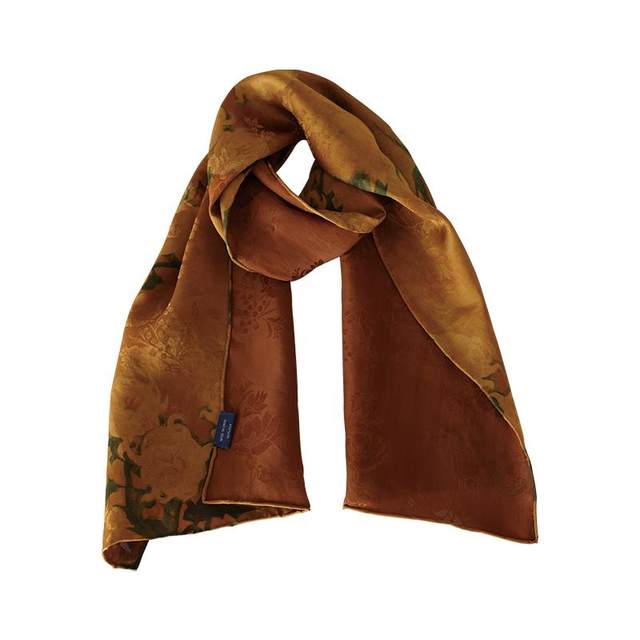 Scarf Long Hanhul Wing Red - Leemisun Textile Art Co