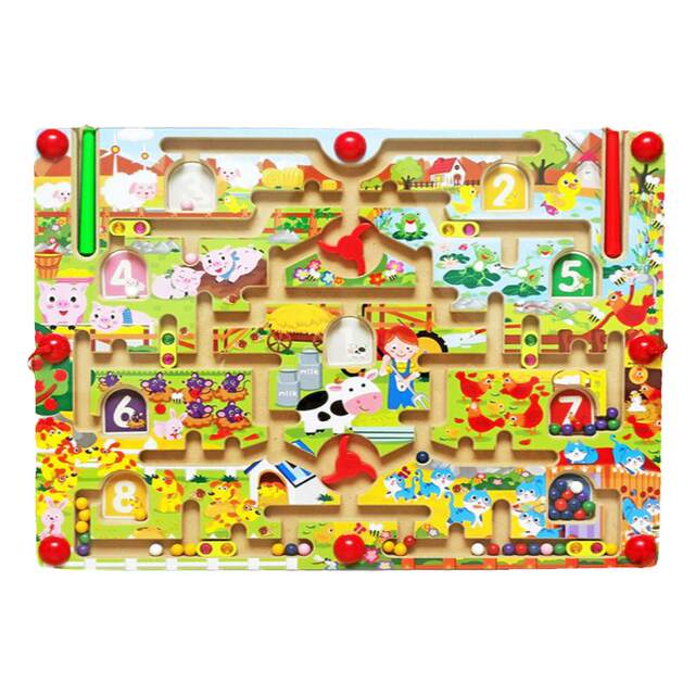 Magnetic Maze Ball Toy For 2 And 3 Year Old Children Early Education magnetic-maze-ball-toy-for-2-and-3-year-old-children-early-education