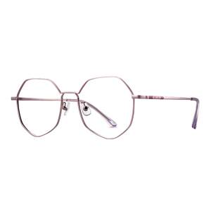 Haixionan glasses frame can be equipped with lens myopia glasses female trendy polygonal eye frame mirror frame male N71102