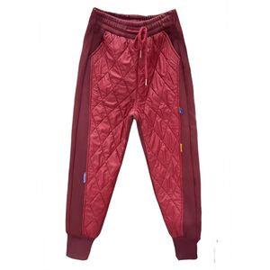 
2025 Autumn Plus Velvet Thickened Harem Pants Women's High Waist Slim Spliced Down Cotton Loose Versatile Nine-Point Two Cotton Pants