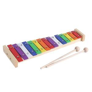 
Primary school students use professional 15-tone aluminum plate piano player to play the piano color xylophone teaching grade tone infant toy musical instrument