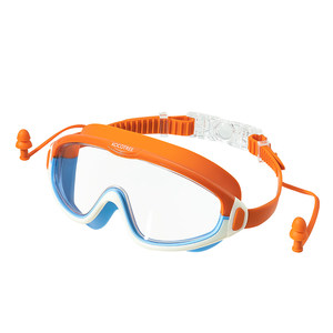
KK tree children's swimming goggles large frame waterproof boys and girls diving goggles baby swimming goggles high definition anti-fog goggles