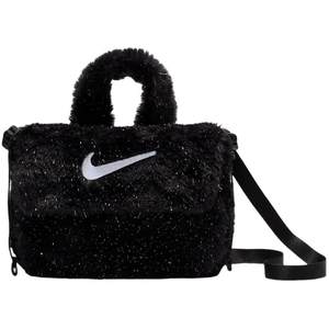 
[Self-operated] Nike Women's Bag Faux Fur Crossbody Bag Soft Plush Shoulder Bag FZ1329-010