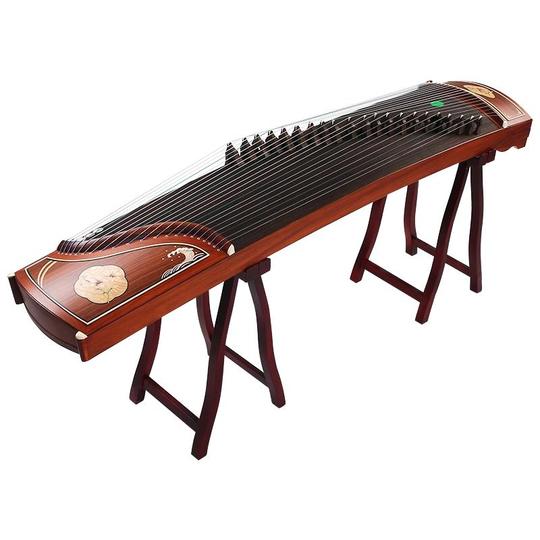 Runyang Professional Guzheng - قيثارة من خشب الماهوجني 10 أوتار ...