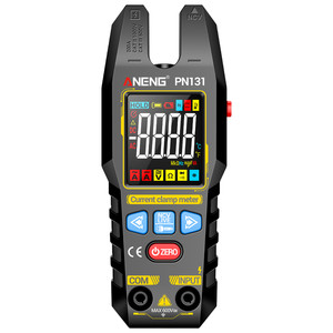 
Intelligent anti-burn U-shaped digital clamp meter, high-precision multimeter, multi-function fully automatic AC and DC clamp current meter