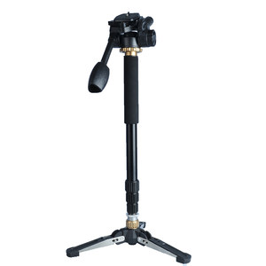 
Lightweight era Q168 photography camera monopod SLR camera DV shooting short video professional support single pod outdoor convenient mobile phone photography hydraulic damping gimbal tripod base