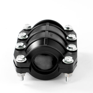 
PE pipe fittings PE110 emergency repair section Huff section 75 200 emergency repair section pipe hoop leak repair joint accessories