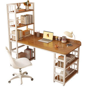 
Desk bookshelf integrated corner computer table desktop home bedroom workbench children's study table office desk