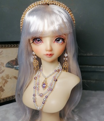 taobao agent [Egg Yolk BJD] BJD doll SD doll use color retro pearl necklace series European style retro jewelry