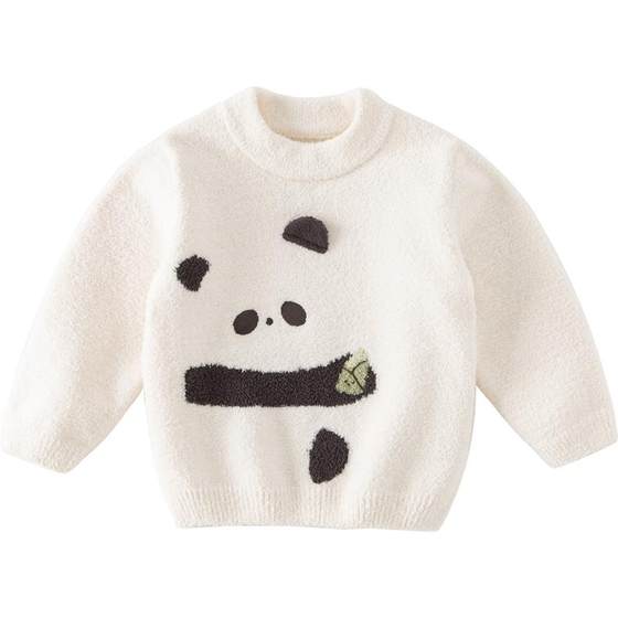 
[Zoo] David Bella Girls' Sweater Chenille Children's Boys' Sweater Winter Warm New Style