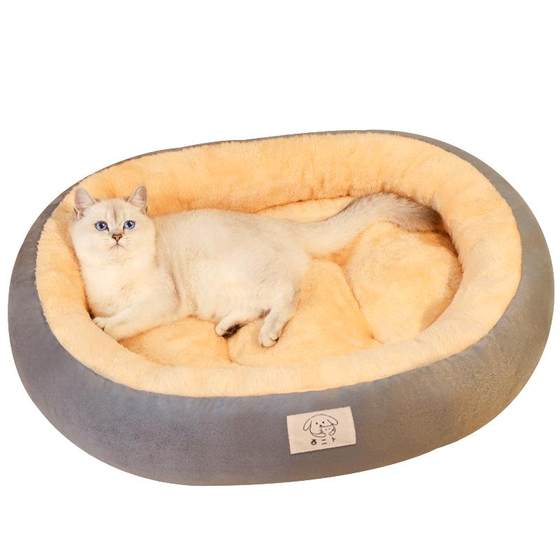 Cat and dog nest in winter season thickened and warm cat pet nest bed, universal mattress for all seasons, sleeping security, special for cat nest