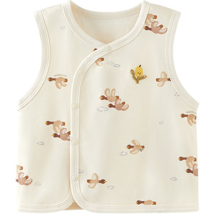 
Weishi Muni baby vest spring and autumn pure cotton male and female baby vest vest outer wear children's vest category a autumn clothing
