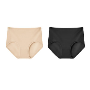 Ubras modal underwear for women high waist 15A pure cotton antibacterial bottom crotch breathable and comfortable triangle shorts 2 pack