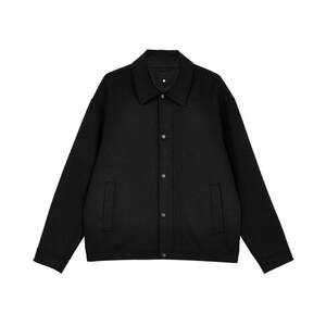 
T-Zone Jack Jones Winter Slightly Loose, Fashionable and Versatile Snap-Fly Placket and Pointed Collar Woolen Coat for Men