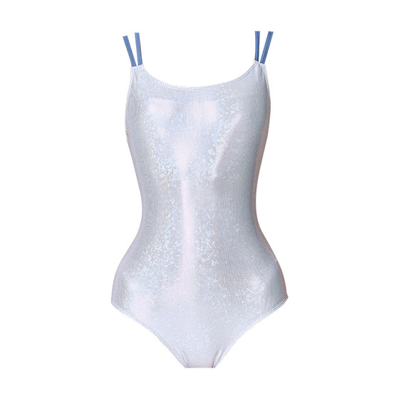 
Swimsuit for women's swimming pool, high-end and beautiful 2025 new swimsuit, one-piece racing swimsuit, moonlight white crystal