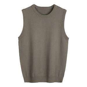 Business casual autumn and winter sweater men's vest vest bottoming shirt sleeveless waistcoat black men's commuter sweater