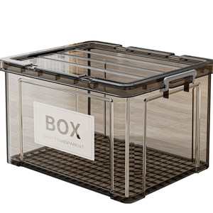 Jiapu large -capacity transparent storage box Furnishing wardrobe, plastic box toys trunk storage box