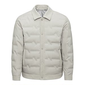 
HLA/Heilan Home Mountain Not High Light Thin Down Jacket 25 Autumn and Winter New Graphene Snap Warm Jacket for Men