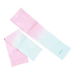 Summer Men's And Women's Outdoor Parent-child Sun Protection Gradient Color Sunscreen Ice Sleeves Arm Guards To Repel Mosquitoes And Uv Rays Ice Silk Sleeves