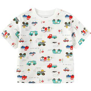 Balabala children's clothing baby t-shirt baby short-sleeved tops 2026 new boys and girls clothes summer clothes cute and cute